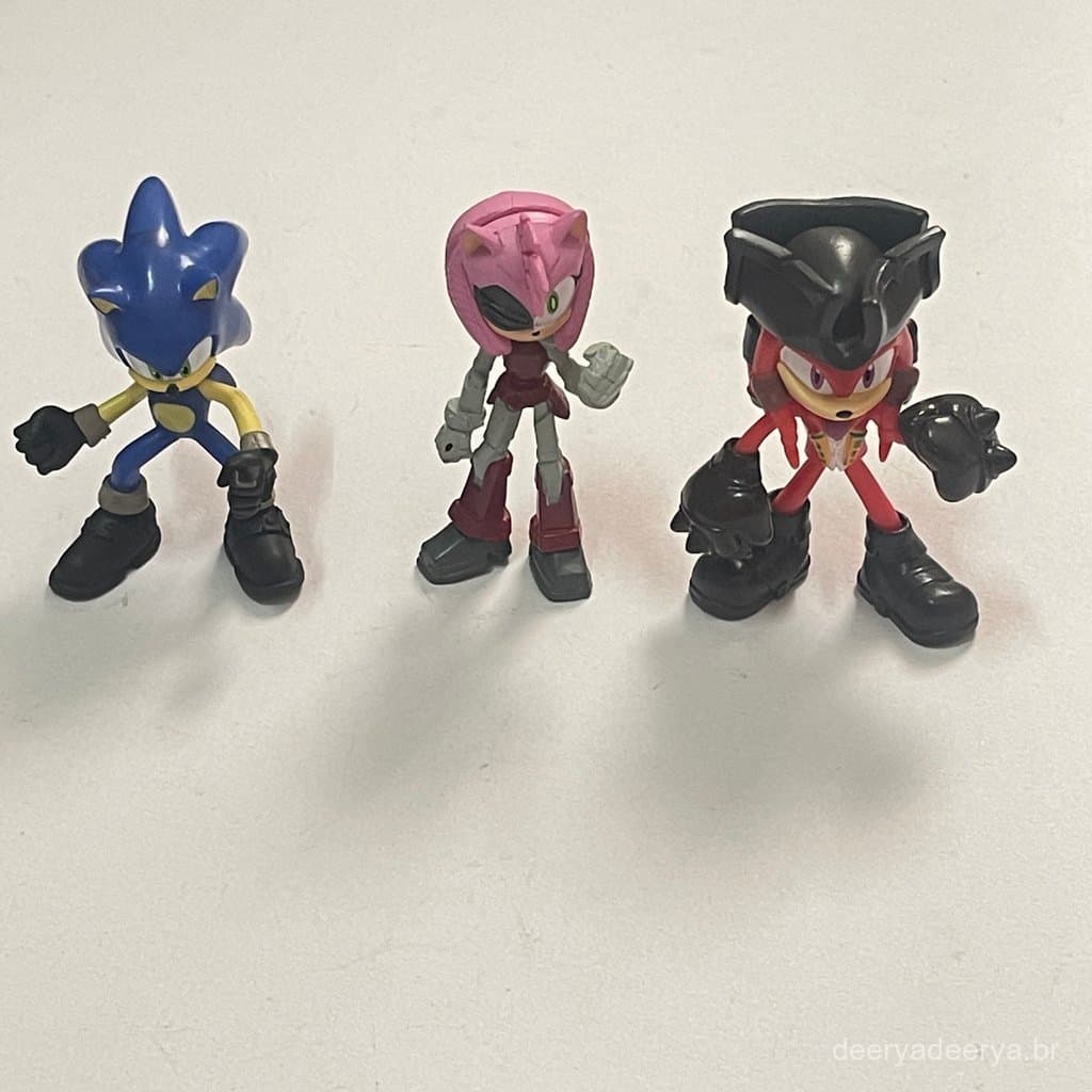 Produtos autênticos soltos da Sega Sonic the Hedgehog, ornamento de mesa.