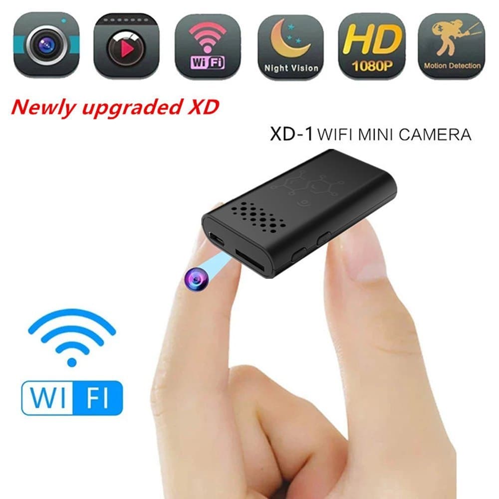 Nova Câmera De Segurança Doméstica Interna Compacta XD Atualizada 1080P HD WiFi , IP De Visão Noturna IR Com Detecção De