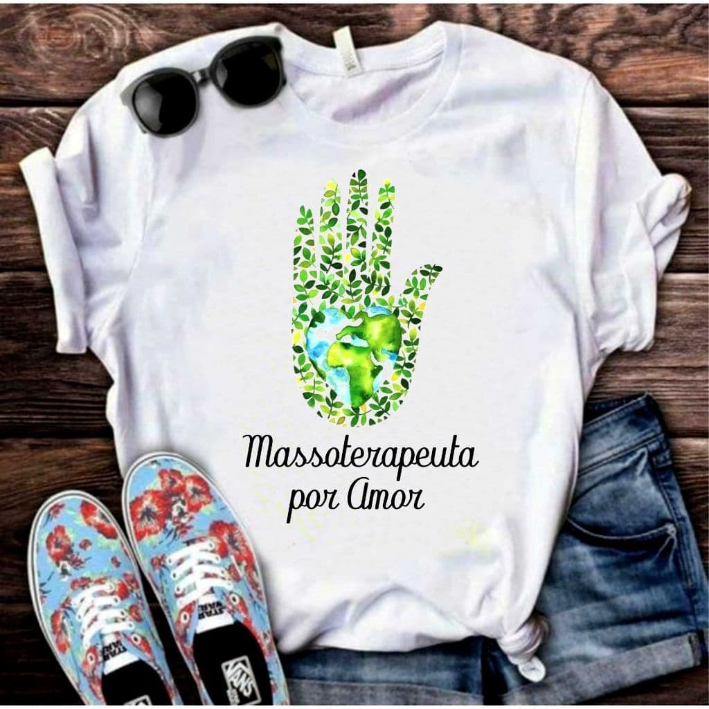 Camisa Massoterapia Massoterapeuta Massagem Terapia Corporal Blusa 022 T-Shirt Camiseta  Blusa Feminina  Unissex DR