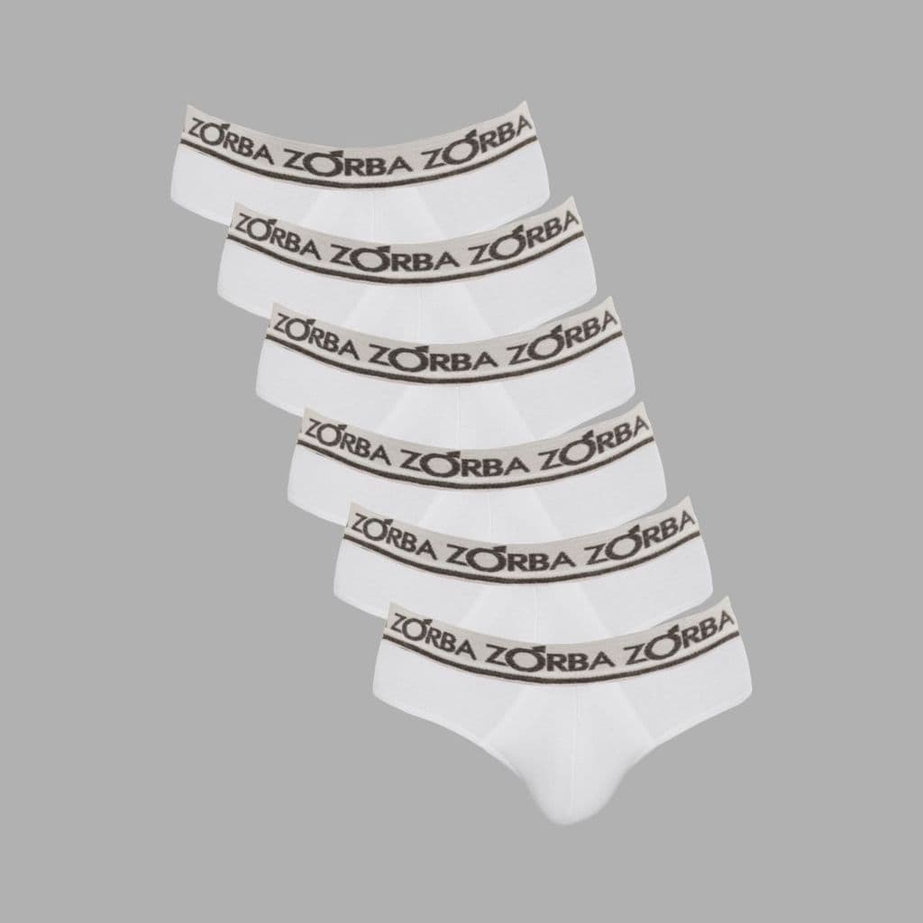 Kit 6 Cuecas Zorba Slip Plus 716