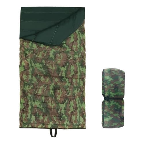 Colchonete Saco De Dormir Duocamp Solteiro Camuflado
