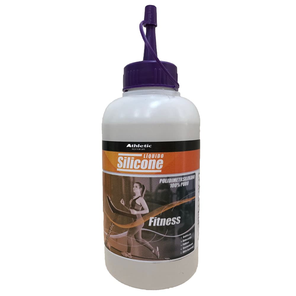 Silicone Lubrificante Líquido Athletic 250ml Para Esteiras Bikes e Equipamentos de Musculação
