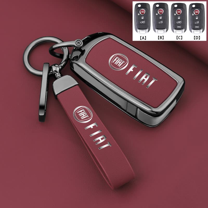 Capa para Chave Remota de Carro para FIAT Tipo Toro Nuovo Liberdade 500X Doblo Argo Grazie Porta-Chaves OUPO