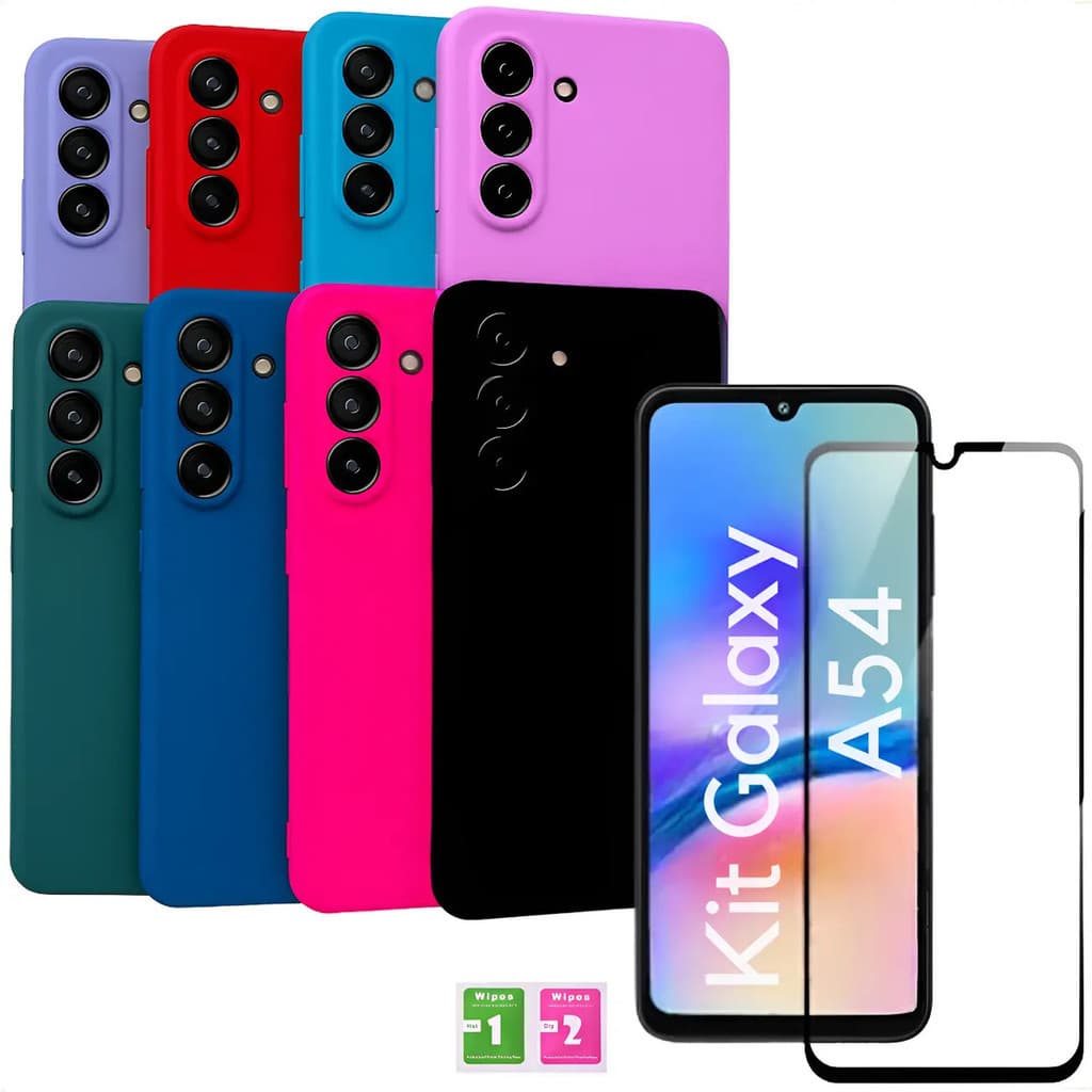 Kit Capa Capinha + Película 3d Compatível Samsung A54 5g