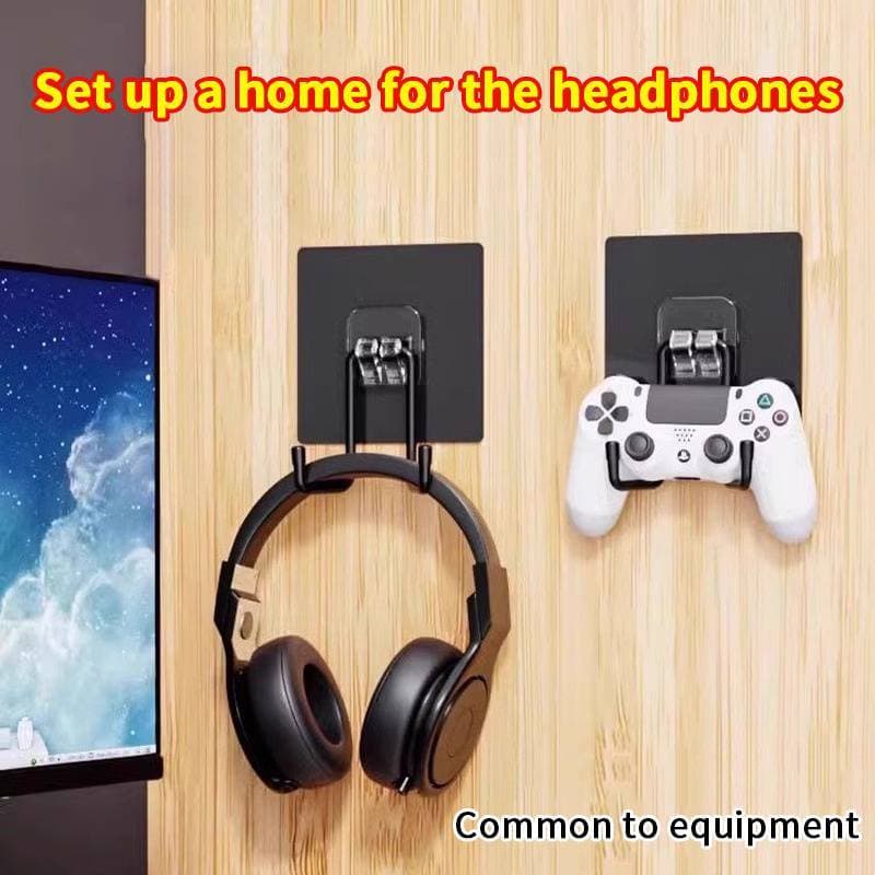 5 Pçs Universal Fixado Na Parede Suporte De Fone De Ouvido Gancho Controlador De Jogos Titular Adhensive Montagem Cabide