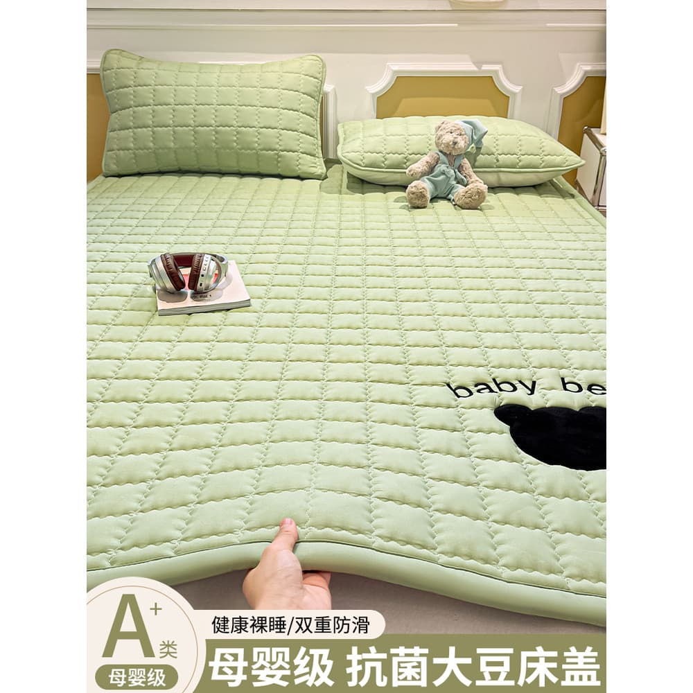 Lençol acolchoado capa de cama colchão fino almofada macia colchão doméstico colcha almofada inferior dormitório aluguel