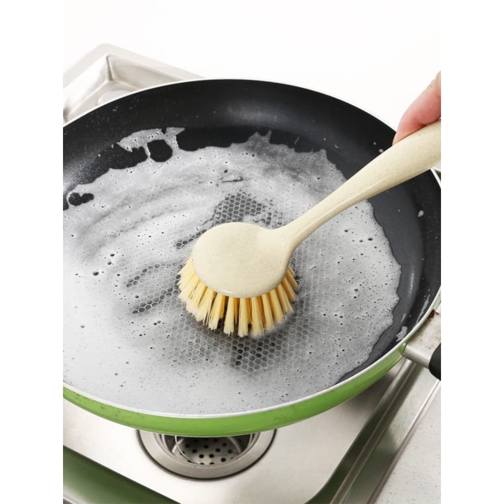 Escova para panelas de lavar louça com alça Escova para panelas Escova para lavar louça Escova para panelas de cozinha E