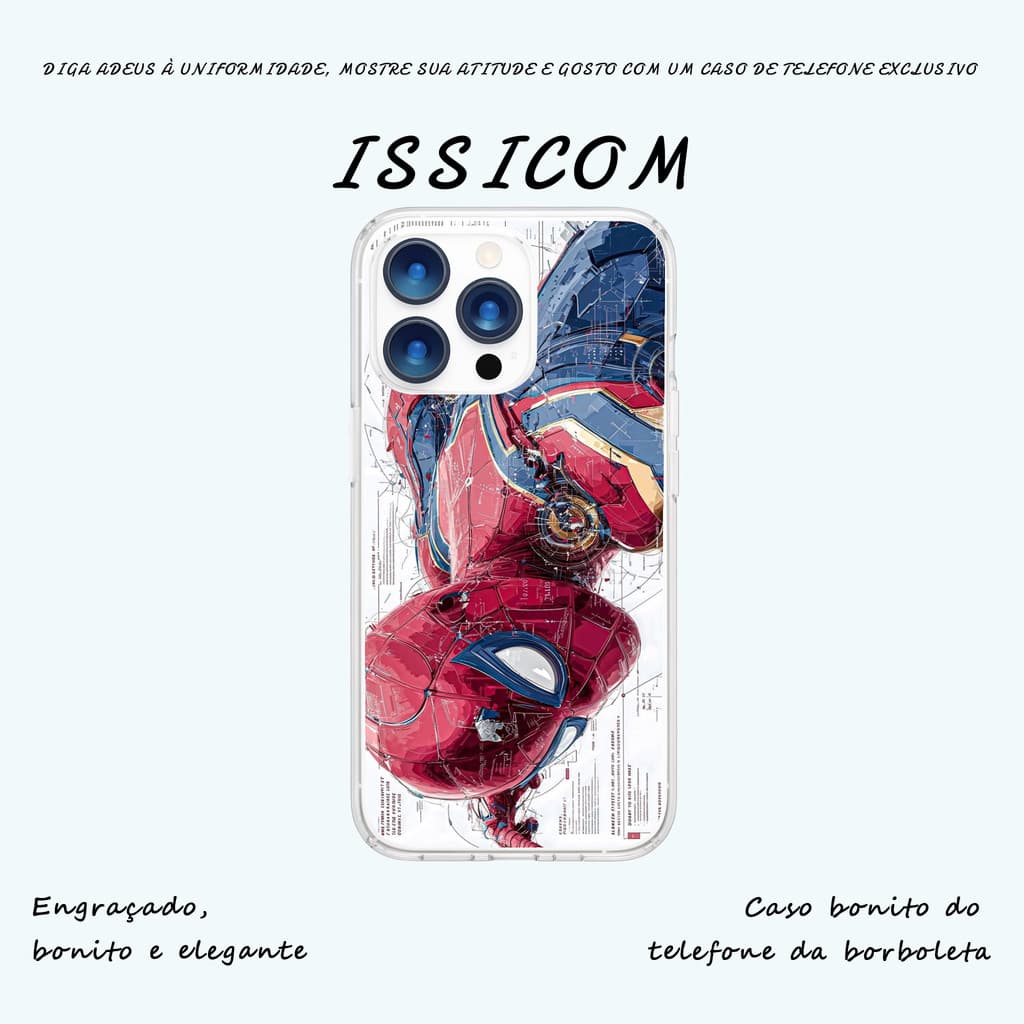 Capa de Celular Marvel Homem-Aranha Caso de telefone mulher capinha capinha iphone Pintura para iPhone XR até 17 Pro Max