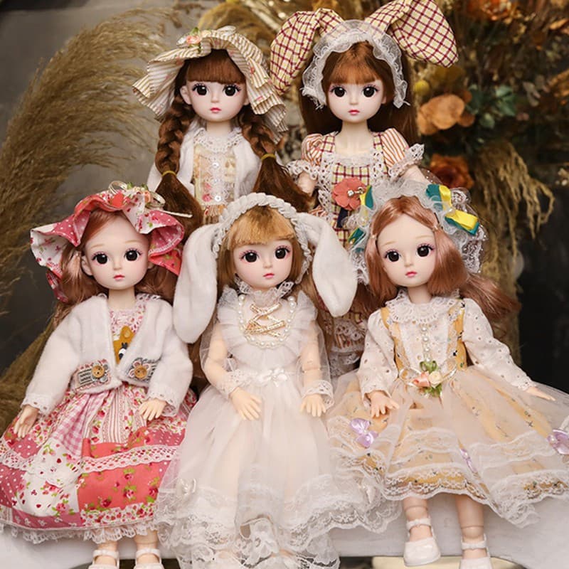 Boneca BJD 1/6 de 30cm, nova em folha, 4DNV