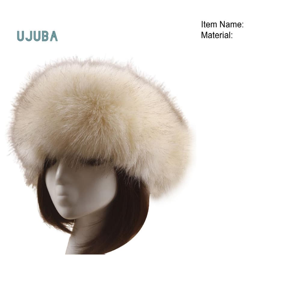 UJ.B Feminino Outono Inverno Pele Sintética Engrossado Chapéu Ao Ar Livre À Prova De Frio Quente Gorro De Pelúcia