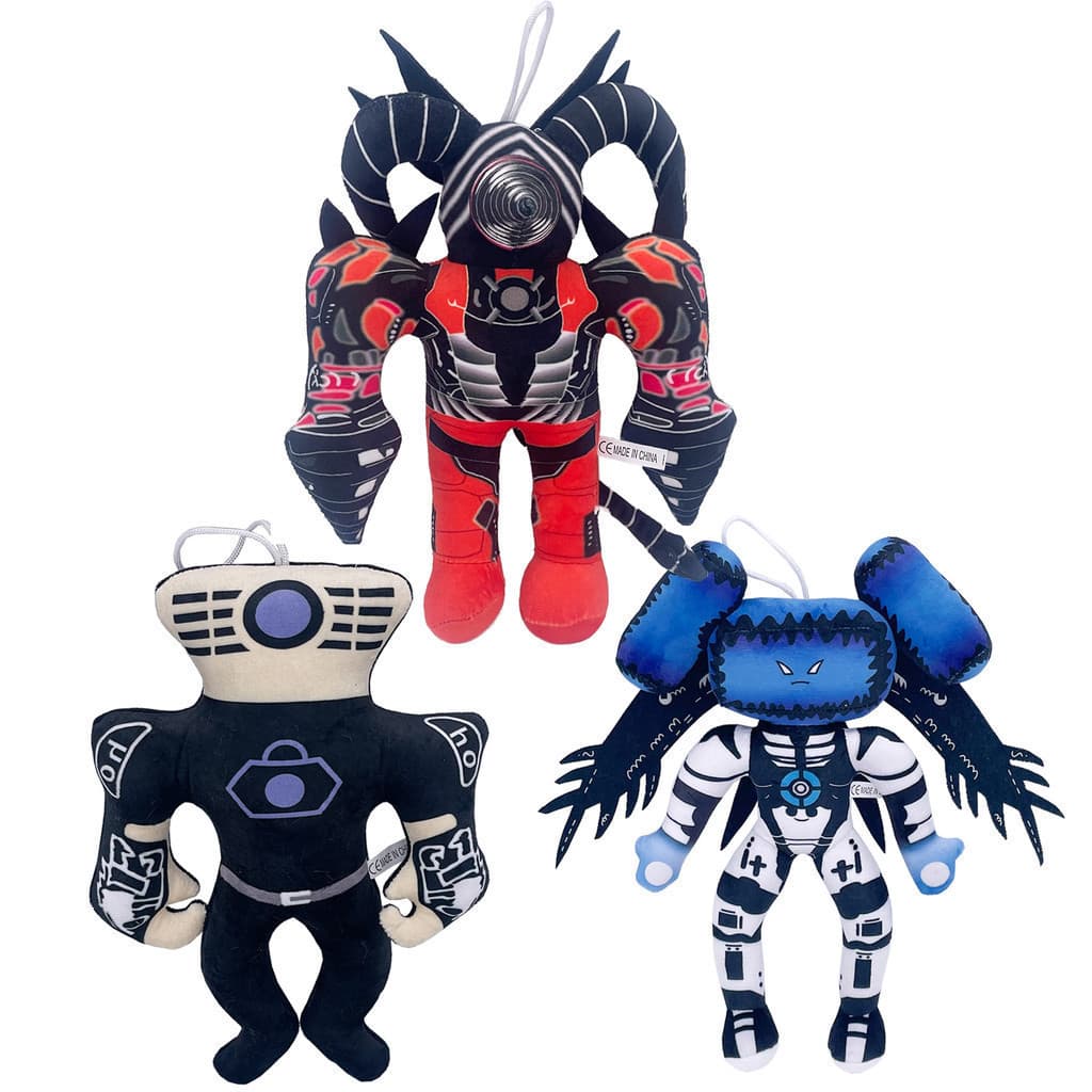 Skibidi Toilet Plush Toy Monitor Man Titan Cameraman TVman Viva-Voz Bonecas Recheadas Jogo De Adereços Engraçados Presen