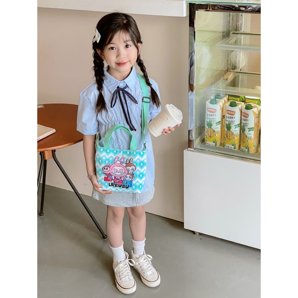 Nova bolsa infantil de grande capacidade, mochila fofa para estudantes do ensino fundamental, bolsa mensageiro, bolsa de