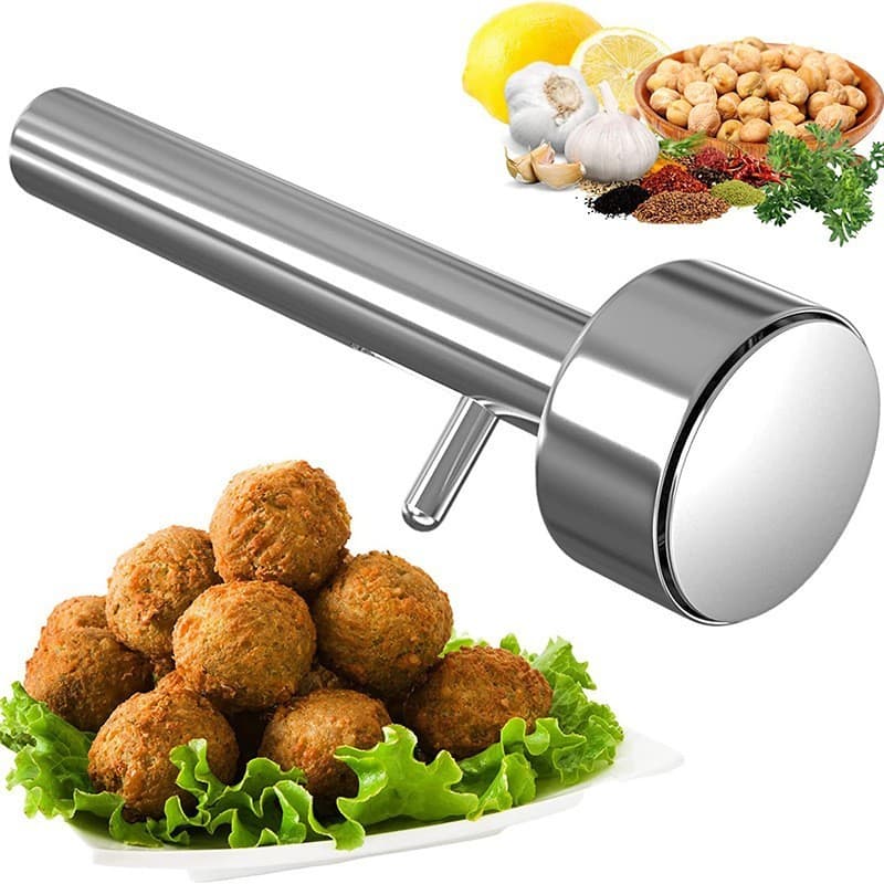 Colher de almôndega de aço inoxidável, salada, sanduíche, colher, almôndega, ferramenta útil, fabricante de colher de Fa