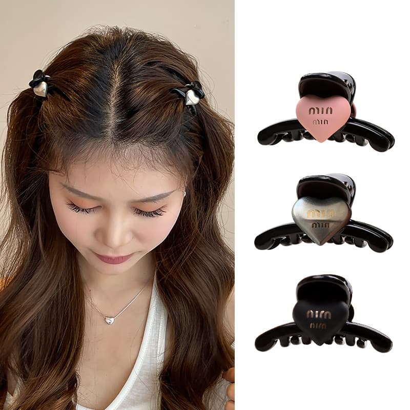 Rosa adorável pequeno grampo de cabelo feminino 2025 novo estilo testa grampo de cabelo High-End bonito Mini clipe peque
