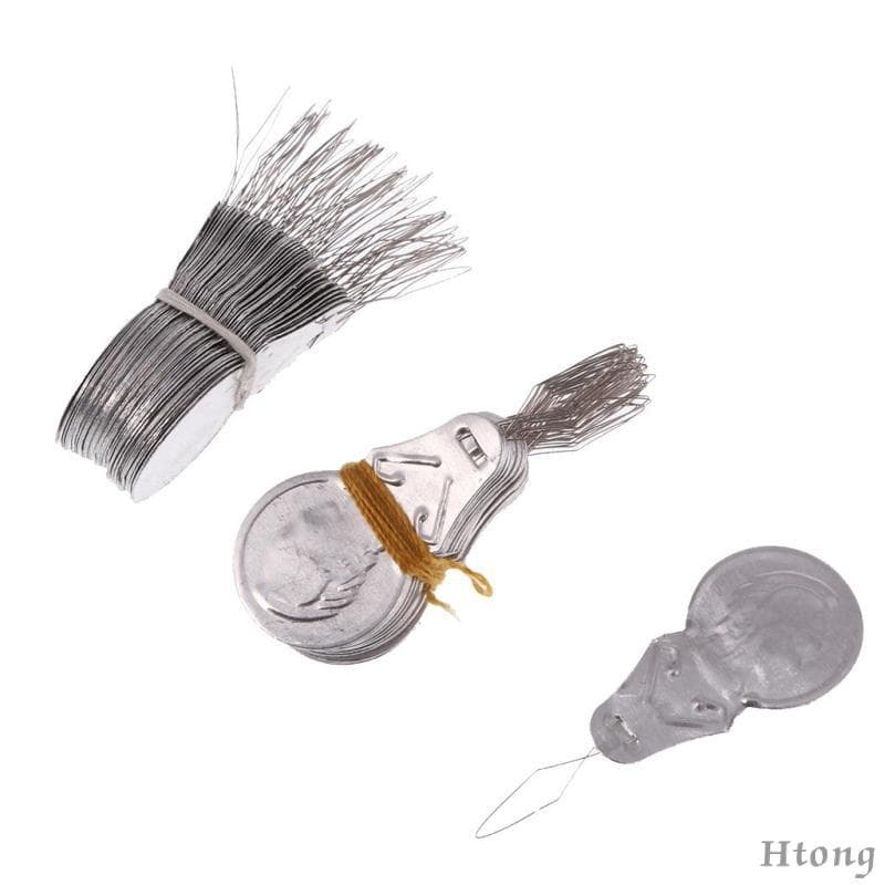 [Htong] 100 Peças Acessórios De Inserção De Ponto Por Atacado Agulha Threader Fio Arco Para Máquinas De Costura Manuais