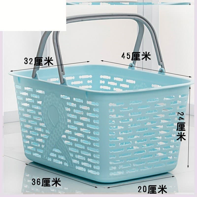 Vegetal Lanzi casa pequena cesta portátil cesta de plástico cesta de compras cesta portátil cesta de plástico cesta de c