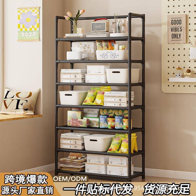 Cross-Border venda quente Multi-camada rack de armazenamento doméstico quarto piso Display rack simples durável S