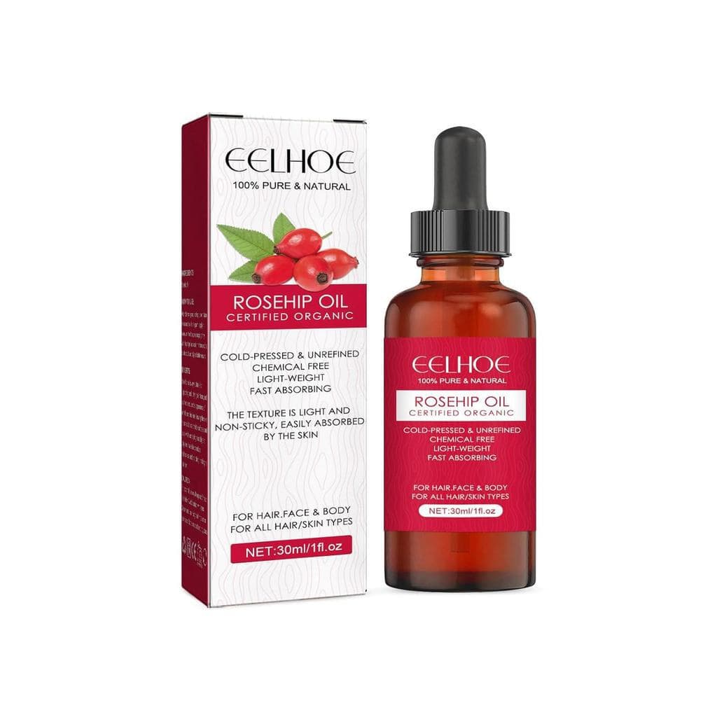 Óleo Facial de Rosa Mosqueta e Jojoba - 30ml Óleo Hidratante Multiuso para Pele Seca, Corpo e Cuidado Capilar |       Nu