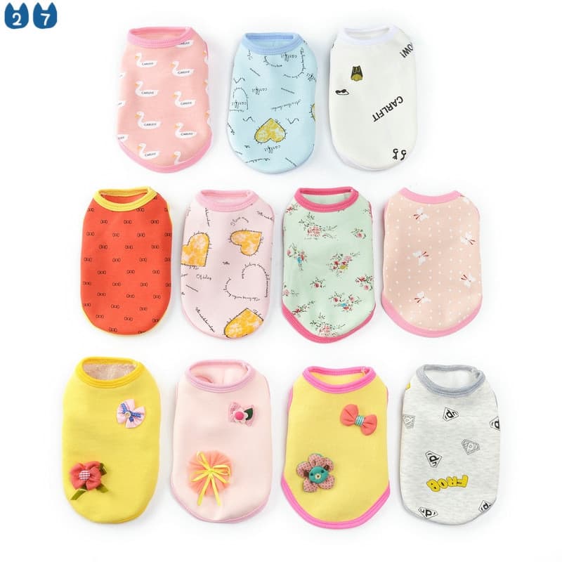 27 Pets Pet Roupas Bonito Caixa De Roupa Do Cão Do Animal De Estimação Roupas De Pano Para Cão Pequeno Médio Cão Gato