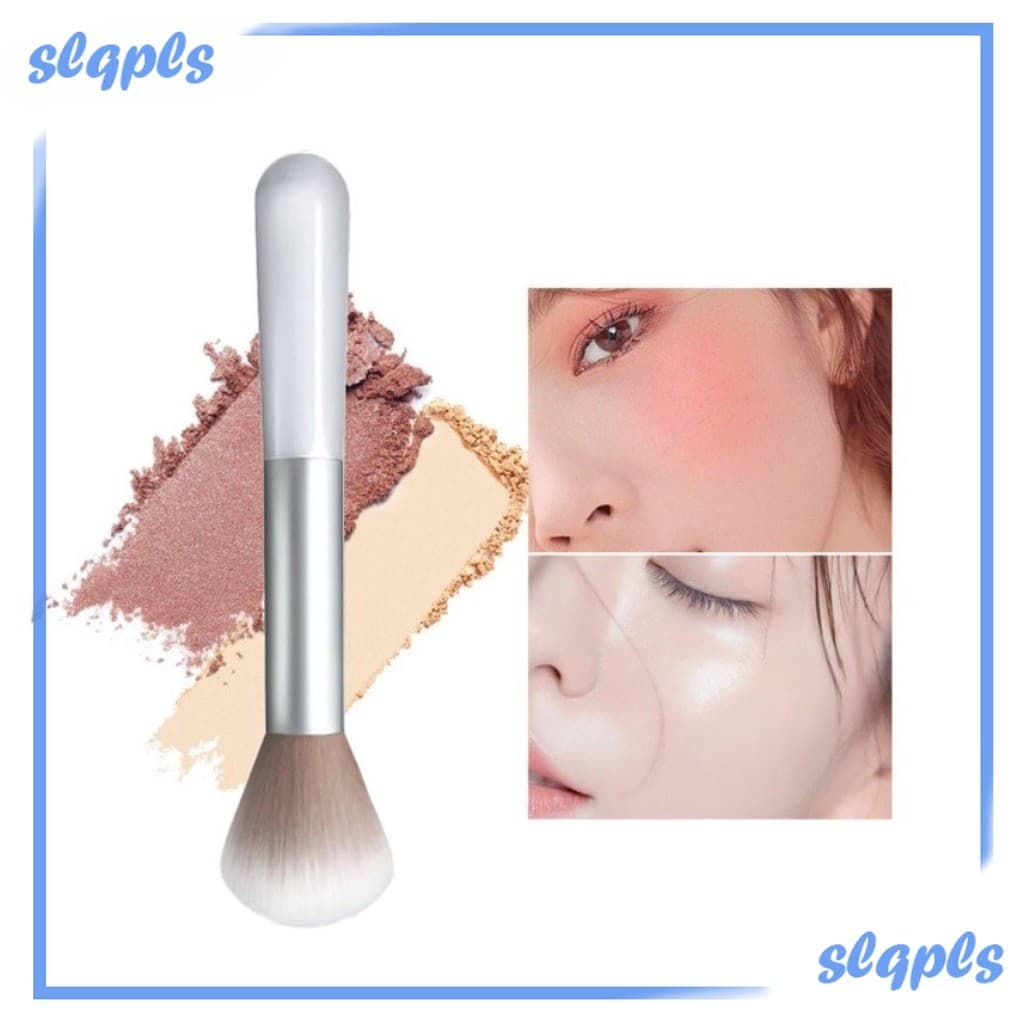 Conjunto De Pincéis De Maquiagem Portátil , Cerdas Ultramacias , Mini Pincel De Blush , Iluminador Pó E Mistura