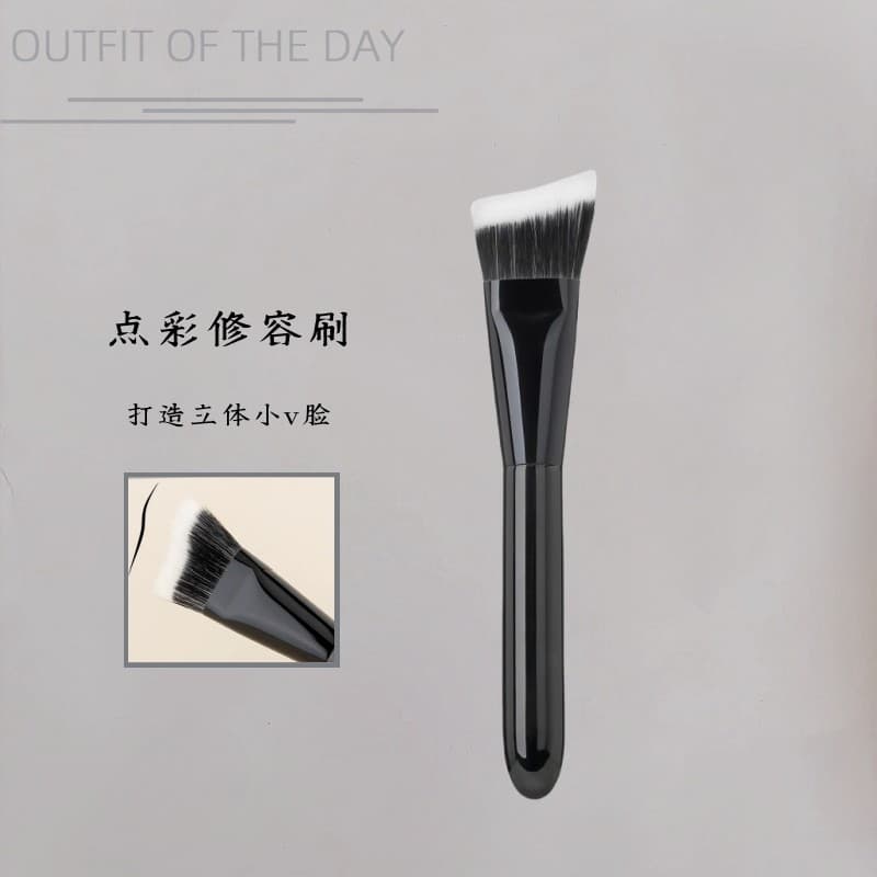Onda contorno creme escova chanfrado contorno escova Blush caber contorno Facial chanfro sombra escova Cangzhou p