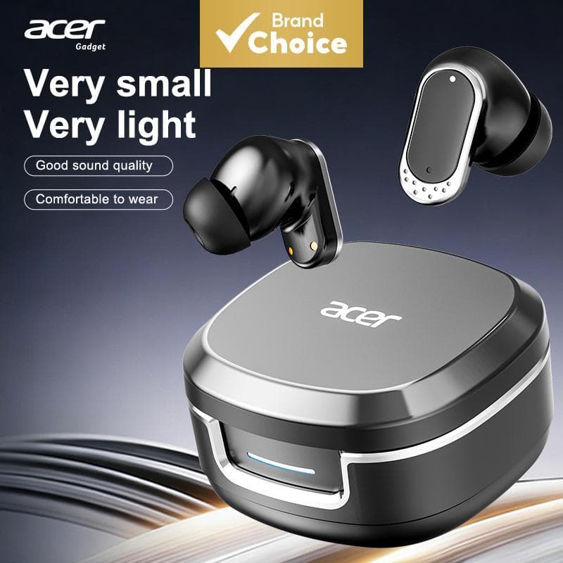 Acer OHR751 Fones De Ouvido Sem Fio Bluetooth Tipo-C Com Microfone Earpods Fone 4.2g Leve 120 Dias Longo Vazio Caso Em E