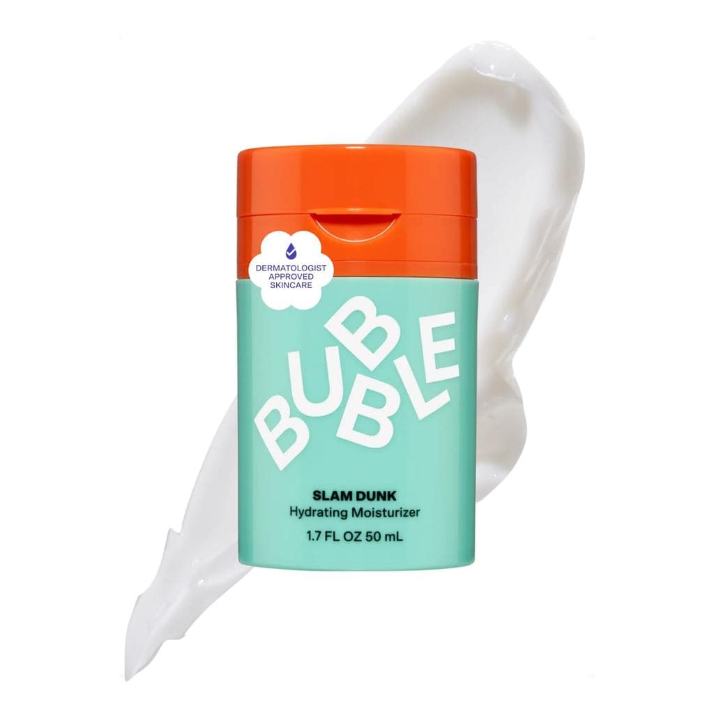 Hidratante Facial Bubble Skincare Slam Dunk - Loção Facial Leve em Tamanho Viagem com Vitamina E + Aloe Vera - Hidratant