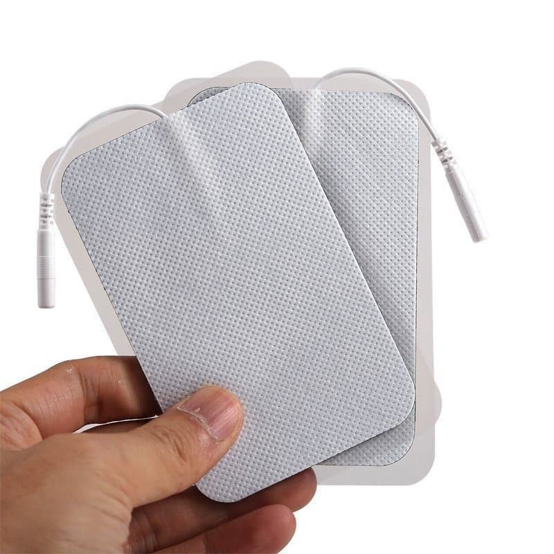 Eletrodos Autoadesivos Reutilizáveis de 7*11cm para Fisioterapia Digital, Acupuntura e Massagem