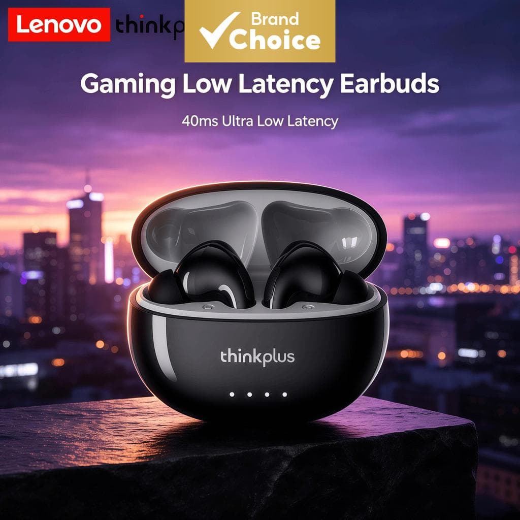 Lenovo LP5 Pro Fones De Ouvido De Baixa Latência Sem Fio Bluetooth Subwoofer Intra-Auriculares HiFi Gaming Earbuds Bater