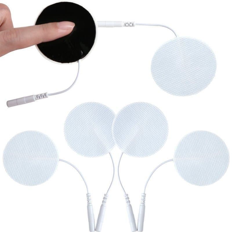 Eletrodos Autoadesivos para Estimulador Muscular TENS, Patch Elétrico Digital com Conector de 2mm