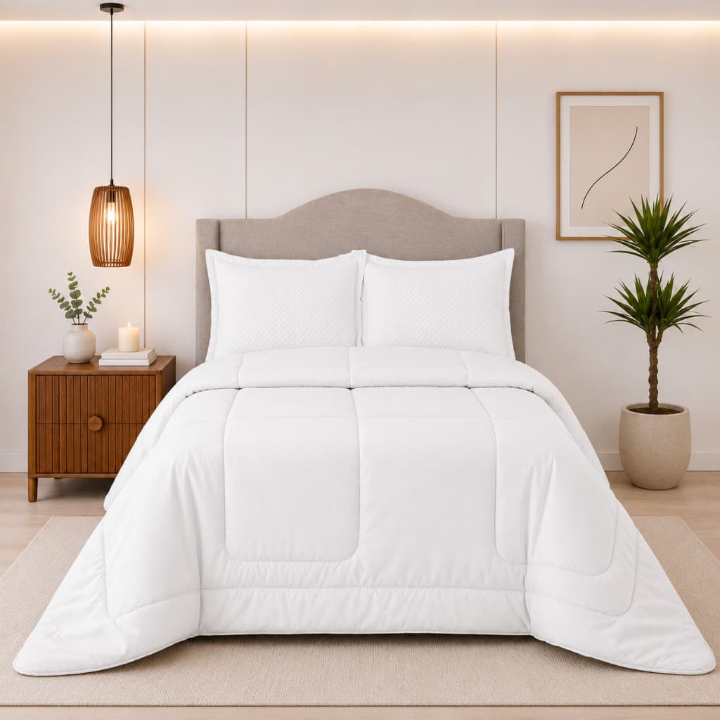 Edredom Roma Casal Queen 200 Fios – Grosso e Quentinho | Promoção