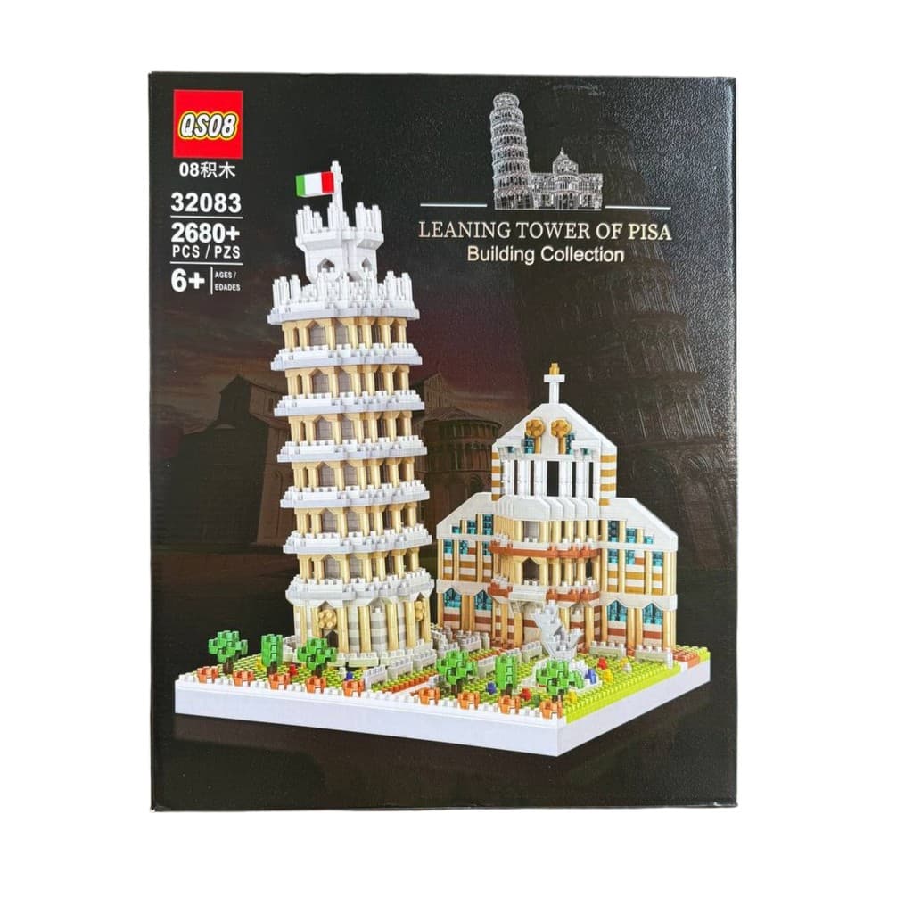 Blocos De Montar Torre De Pisa - 2680 Peças