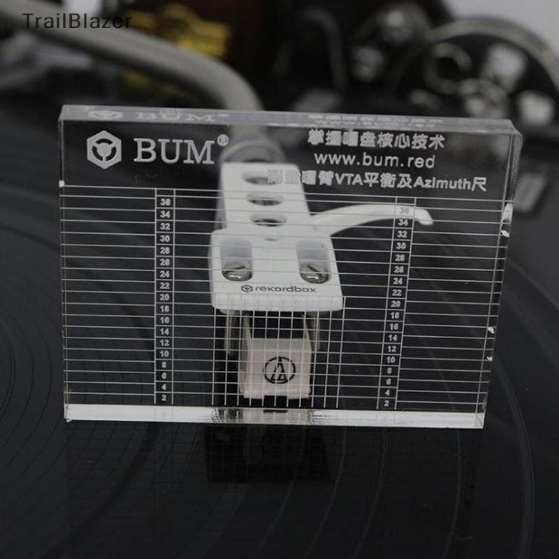 Leitor De Gravação De Vinil LP Que Mede O Braço Fono VTA/Ferramenta De Régua De Azimute De Cartucho