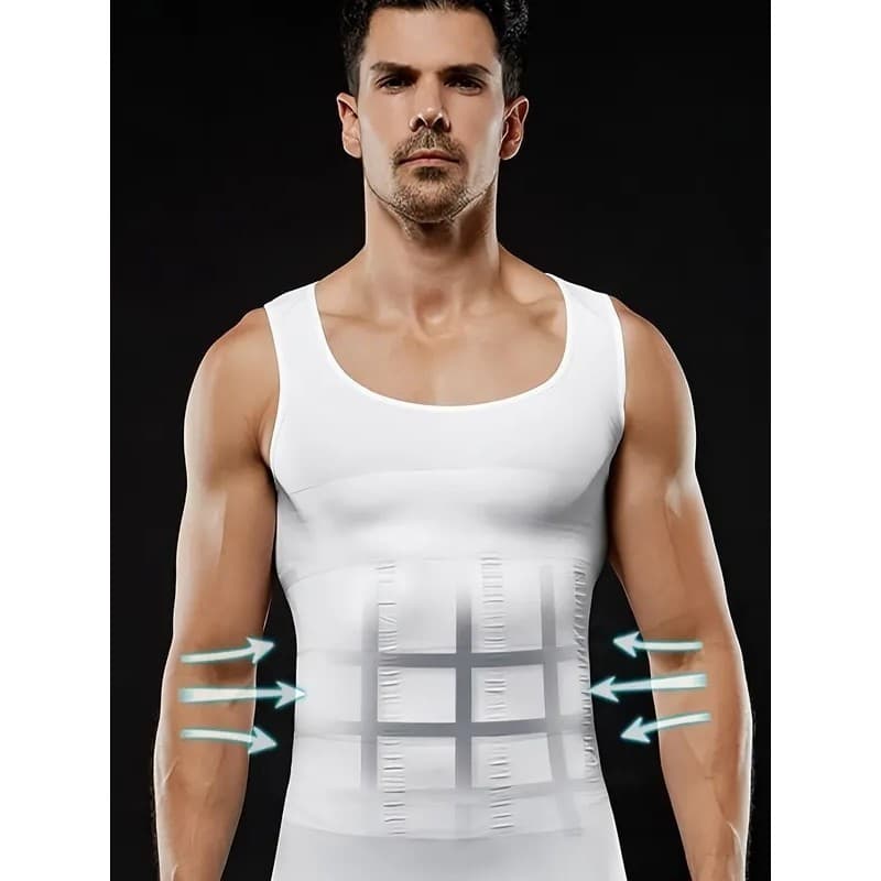 Colete Modelador De Corpo De Compressão Masculino 2/1