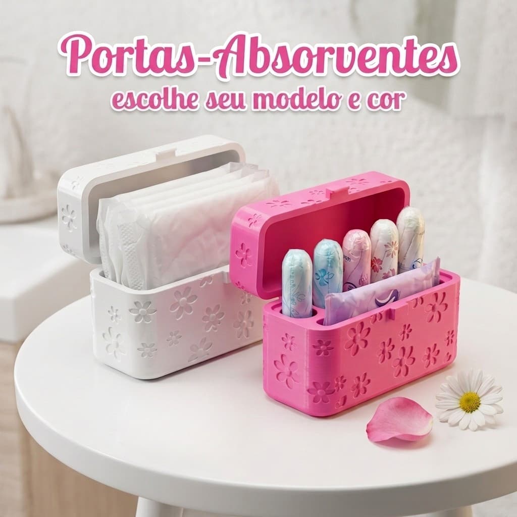 Porta Absorvente para Bolsa Estojo Protetor para Absorventes e Tampões – Segurança e Cuidado para Seus Itens Pessoais