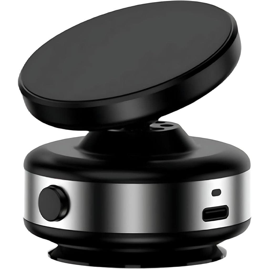 Suporte Magnético para Telefone em Veículos Elétricos - 360 °       Suporte com ventosa rotativa, fixação magnética fort