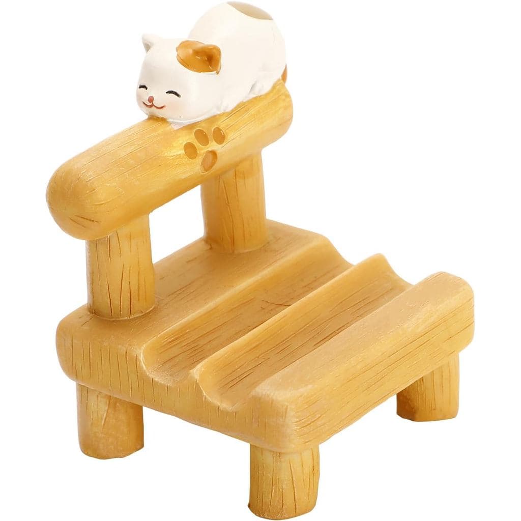 Suporte de celular em formato de gato fofo, suporte de celular em formato de mini cadeira, suporte de celular em formato