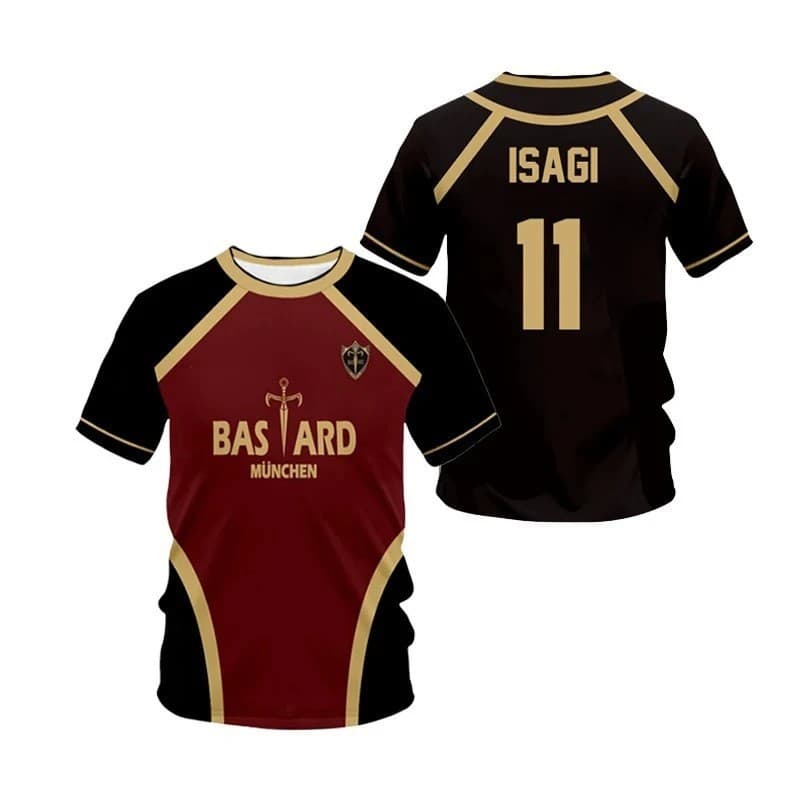Anime azul bloqueio outono roupas padrão 3D impressão Digital camiseta masculina moda esportes de manga curta topo