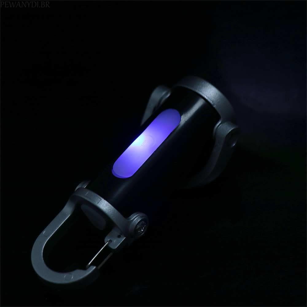 PEWANYDI Mini Lanterna , COB LED USB Recarregável Chaveiro Com Gancho Lâmpada Pendurada Para Acampamento