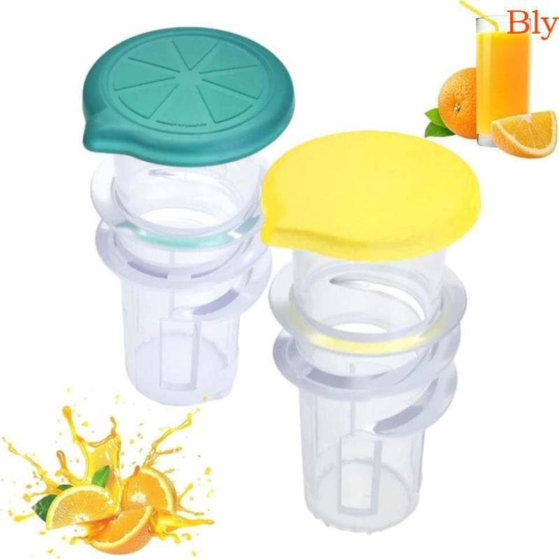 Bly Portátil Espremedor Parafuso Manual Tampa Frutas Cítricas Grau Fácil Limpar