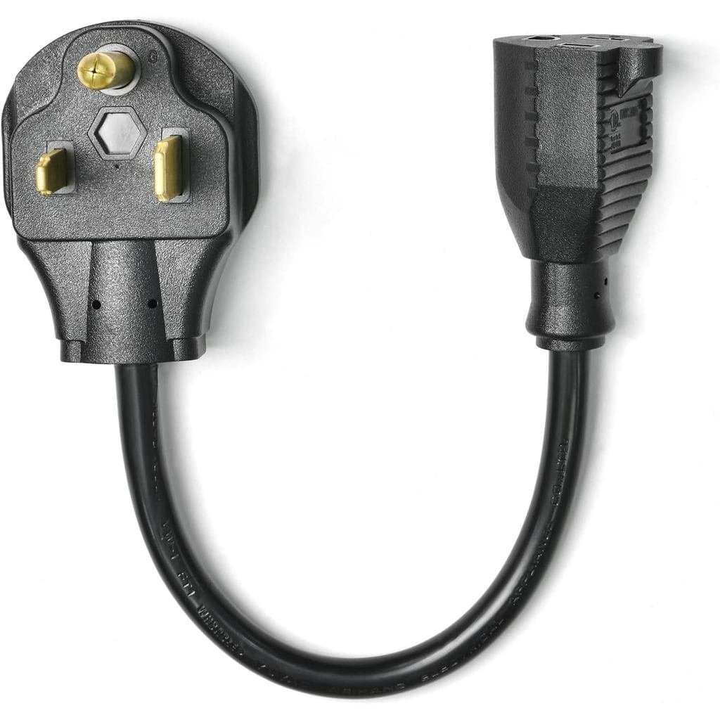 Cabo Adaptador de Plugue HITBOX, 30cm 11,8″ de Comprimento 14 AWG 2,08mm², Adaptador de Cabo NEMA 6-50P NEMA 5-15R, Não