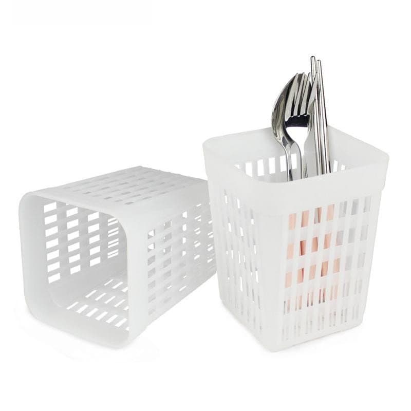 Suporte universal para colheres e garfos adequado para cestos de utensílios, caixas de armazenamento e máquinas de lavar