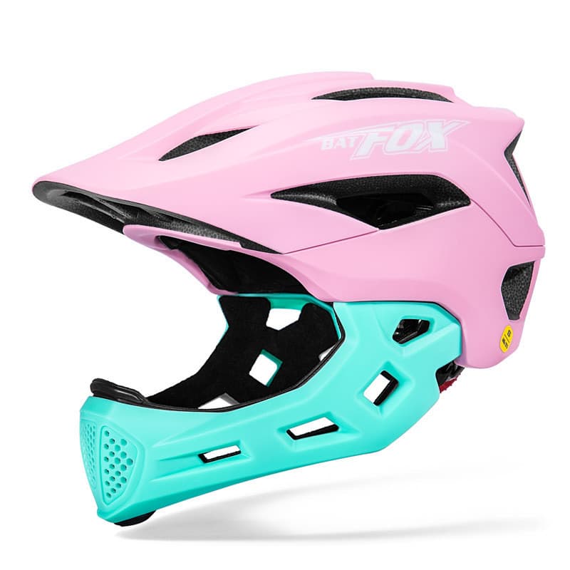 Novo capacete infantil integral para ciclismo com proteção contra impactos