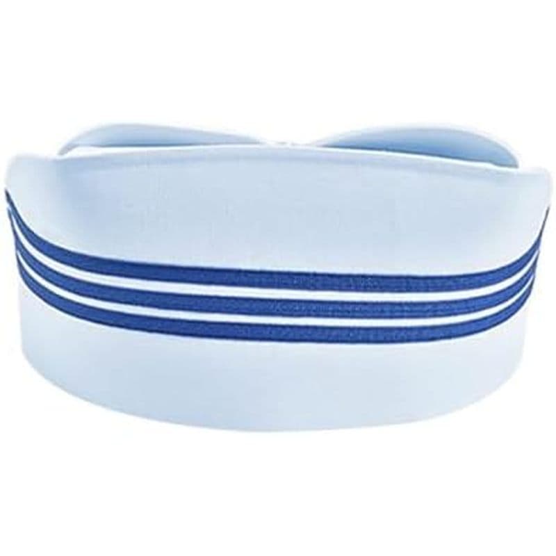 Chapéu De Enfermeira Cosplay Traje Acessório Para Mulher Leve Respirável Azul Boné 14.56X6.88X1.96 Polegada Confortável