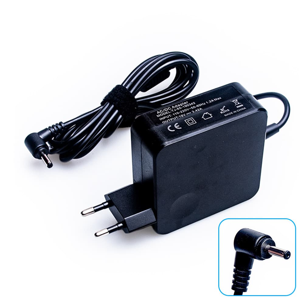 Fonte Carregador para Notebook Asus Part Number ADP-45AW 4MM X 3.5MM 19V 3.42A 65W
