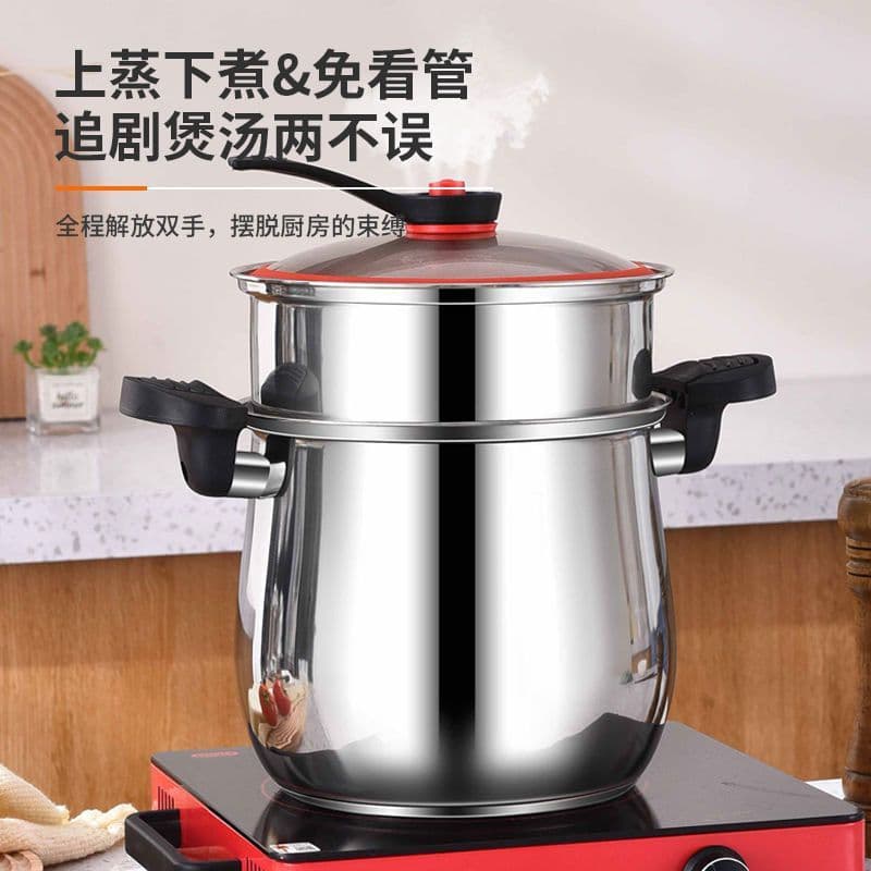[Novo produto] Panela de Micro pressão Panela de pressão doméstica Panela de indução a gás Universal de aço inoxidável m