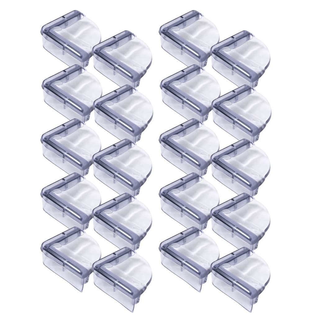Kit Protetor De Quina Borda Mesa Moveis Segurança Bebê Canto Macio Berço Idoso Silicone Armários