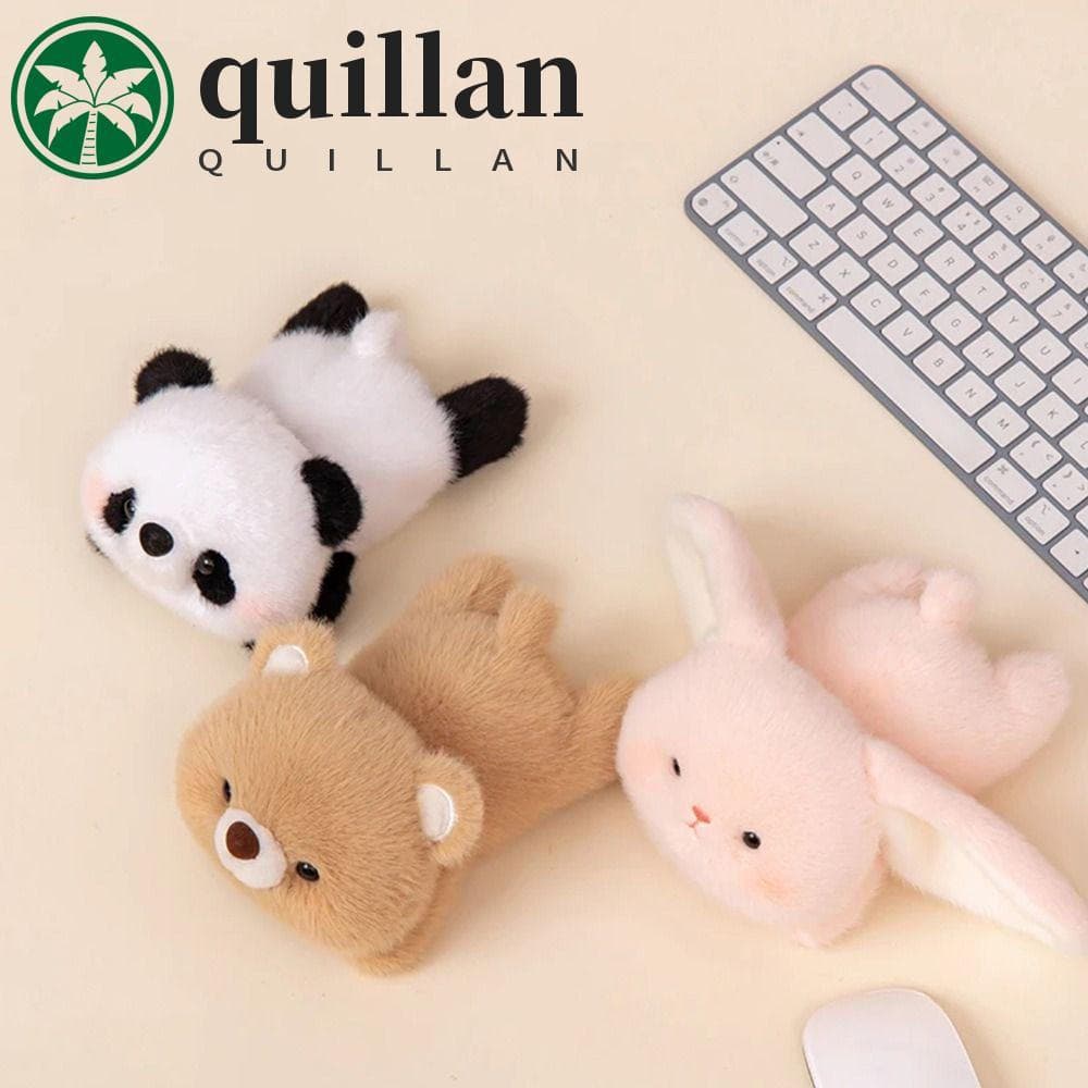 Suporte De Pulso Para Mouse QUILLAN , Almofada De Descanso De Pelúcia De Lontra De Panda De Coelho Fofo , Brinquedo Anim