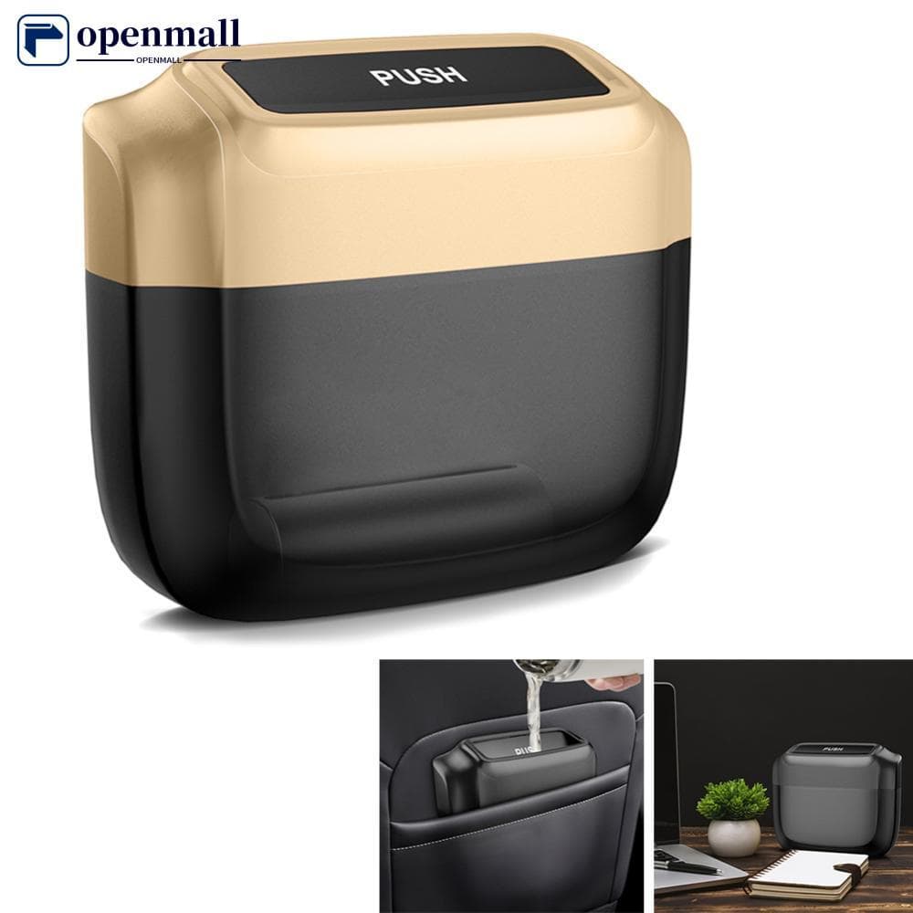 Ypdomall Lixeira Da Porta Lateral Do Carro Pendurada Caixa De Armazenamento Integrada Bolsa De Lixo Embutida Peças Autom