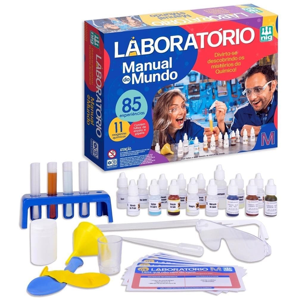 Laboratorio Manual Do Mundo Infantil 85 Experiencias - Nig Brinquedos